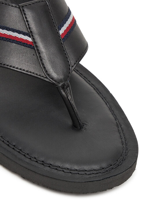 Tommy Hilfiger Tommy Hilfiger Σαγιονάρες Core Hilfiger Toe Post Lh Sandal FM0FM05416 Μαύρο