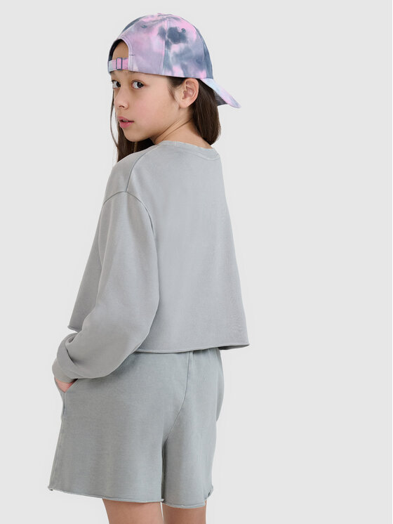 4F 4F Bluza SWELLS OF THE OCEAN Szary Oversize