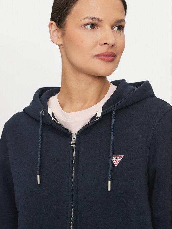 Guess Jeans Guess Jeans Суитшърт W4YQ03 KC811 Тъмносин Regular Fit