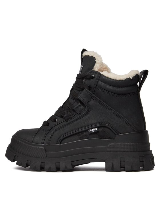 Buffalo Buffalo Sneakersy Aspha Nc Mid Warm 1622186 Czarny