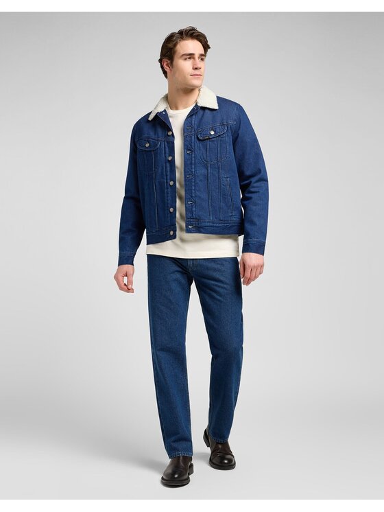 Lee Lee Giacca di jeans SHERPA JACKET Blu Regular Fit