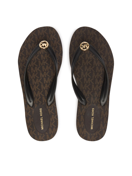 MICHAEL Michael Kors MICHAEL Michael Kors Japanke Posie Flip Flop 40S6PSFA2Q Smeđa