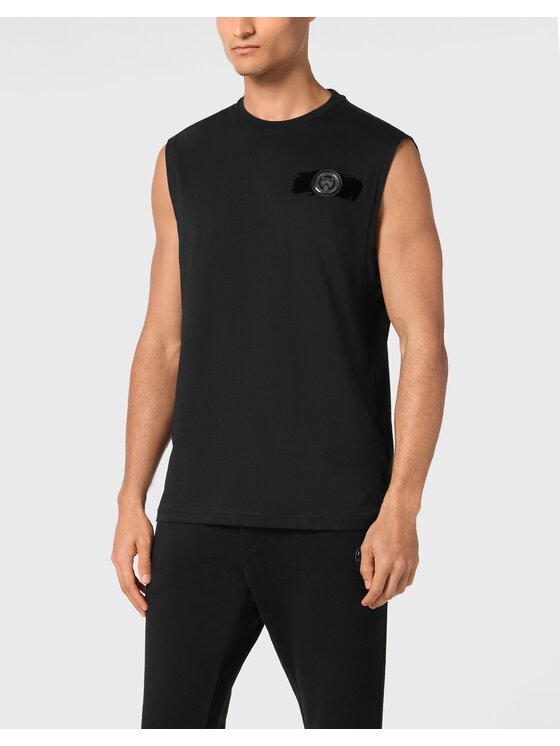 Plein Sport Plein Sport T-Shirt 10157 Czarny Regular Fit