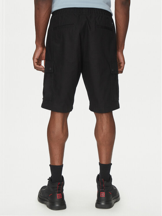HUGO HUGO Szorty sportowe Garlio 50542795 Czarny Regular Fit