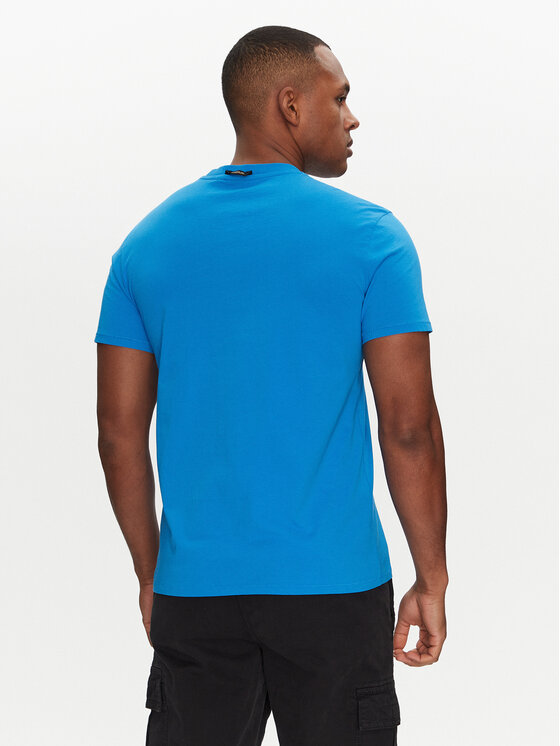Napapijri Napapijri T-Shirt S-Turin NP0A4HQG Niebieski Regular Fit