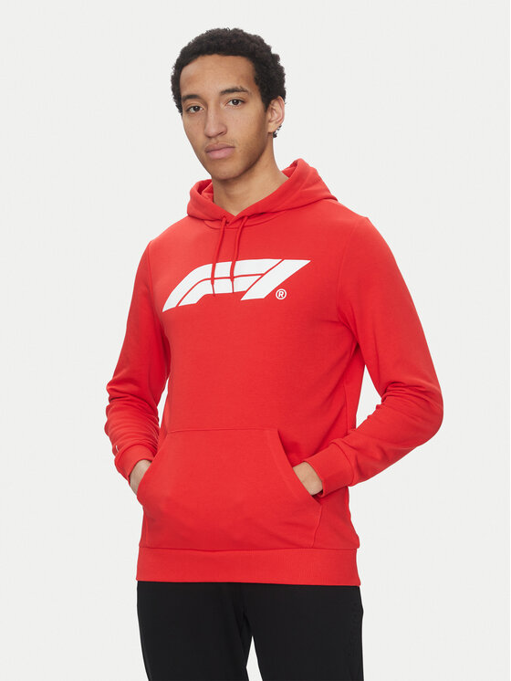 Férfi Pulóver Puma, Méret: L, Piros, F1 Ess Logo 625853