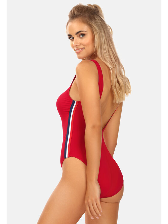 Miss Lou Miss Lou Costume da bagno ML020 Rosso
