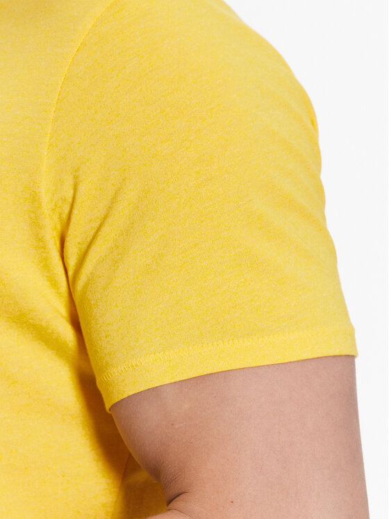 Tommy Jeans Tommy Jeans T-krekls Jaspe DM0DM09586 Dzeltens Slim Fit