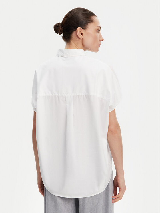 French Connection French Connection Marškiniai 72LZI Balta Relaxed Fit