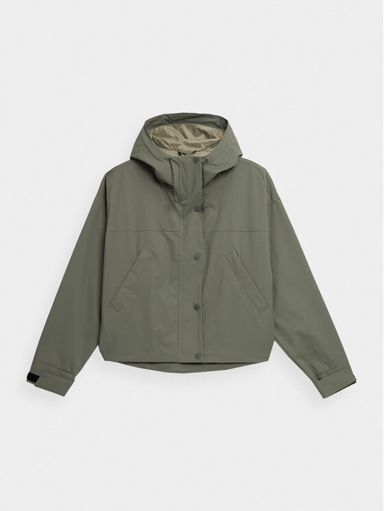 Outhorn Outhorn Demisezoninė striukė OTHSS23TTJAF114 Žalia Relaxed Fit