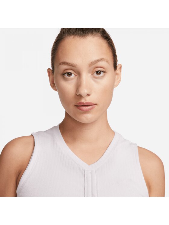 Nike Nike Top Yoga Dri-FIT Bianco Regular Fit