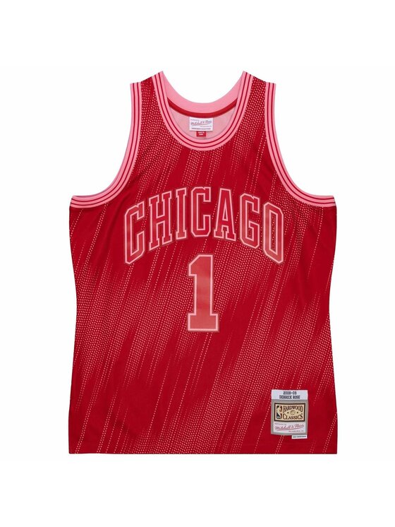 Mitchell & Ness Mitchell & Ness Tank top Chicago Bulls Derrick Rose Czerwony Standard Fit