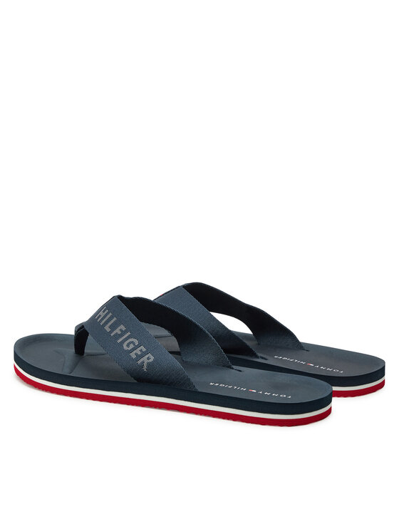 Tommy Hilfiger Tommy Hilfiger В'єтнамки Comfort Hilfiger Beach Sandal FM0FM05341 Cиній