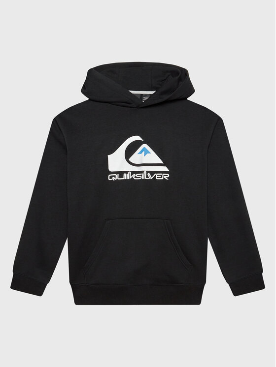 Quiksilver Суитшърт Big Logo Hoodie EQBFT03720 Черен Regular Fit