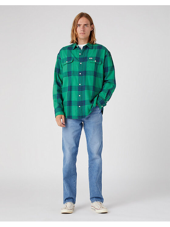 Wrangler Wrangler Jeansy W16VYLZ70 Niebieski Loose Fit