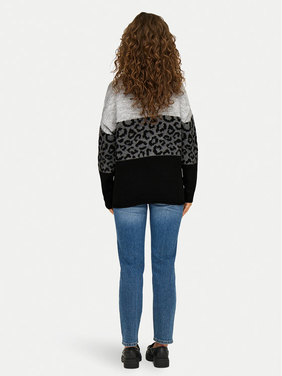 ONLY ONLY Džemper Jade 15294969 Siva Regular Fit