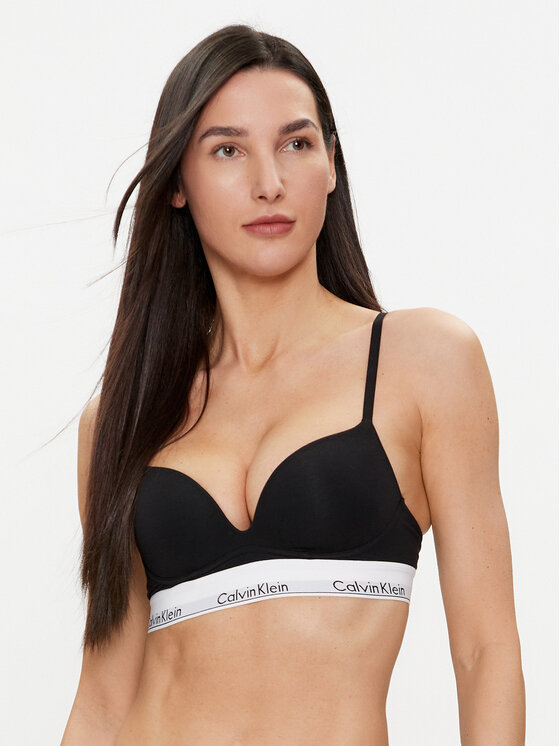 Calvin Klein Underwear Push-Up Nedrček 000QF7623E Črna