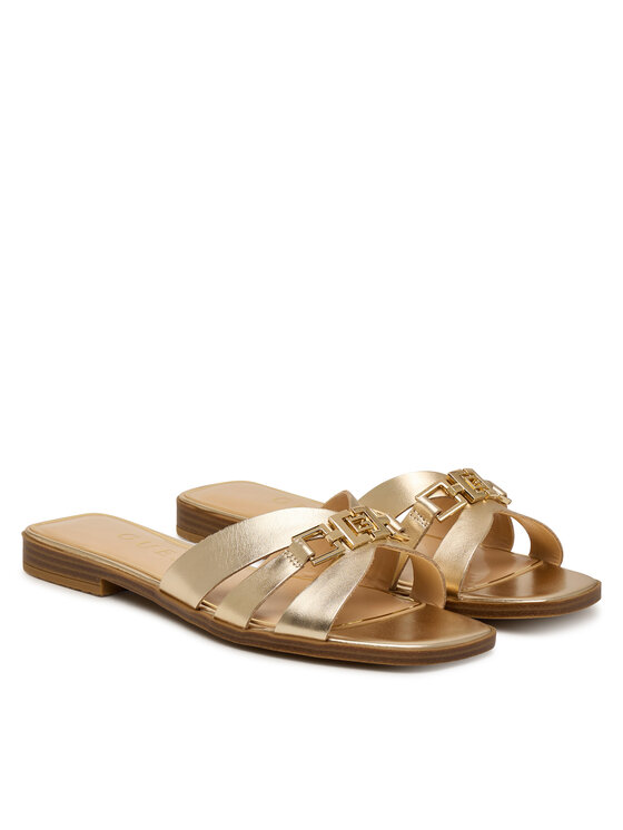Guess Guess Pantoletten FLJREA LEM19 Goldfarben