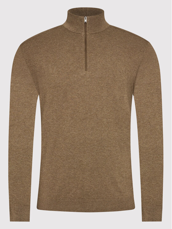 Selected Homme Selected Homme Svetr Berg 16074687 Hnědá Regular Fit