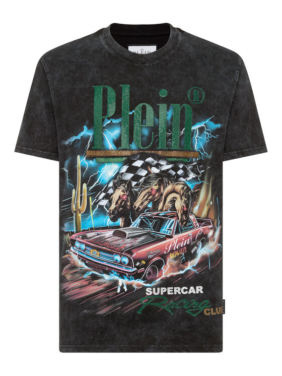 PHILIPP PLEIN PHILIPP PLEIN T-shirt 22605 Nero Regular Fit