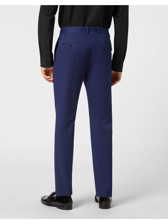 PHILIPP PLEIN PHILIPP PLEIN Chino nohavice 9387 Modrá Chino Fit