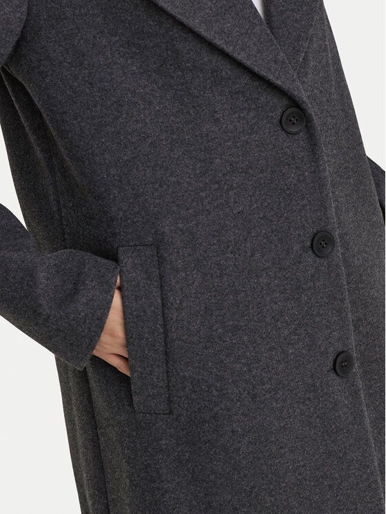 ONLY ONLY Płaszcz przejściowy Emma 15313657 Szary Regular Fit