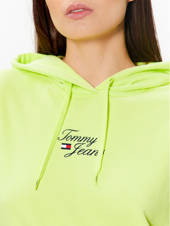 Tommy Jeans Tommy Jeans Μπλούζα Essential Logo DW0DW15410 Πράσινο Boxy Fit