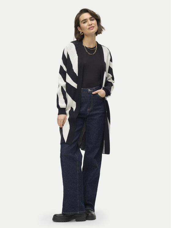 Vero Moda Vero Moda Cardigan Nancy 10310777 Nero Loose Fit