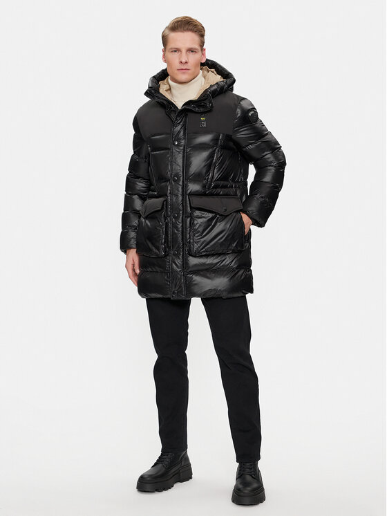 Blauer Blauer Μπουφάν χειμωνιάτικο 23WBLUK02082 Μαύρο Regular Fit