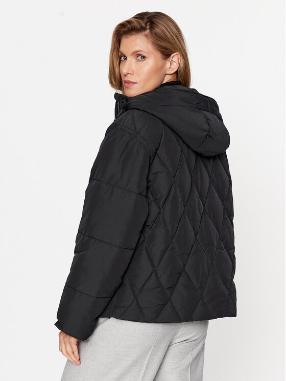 Lee Lee Télikabát 112341599 Fekete Relaxed Fit