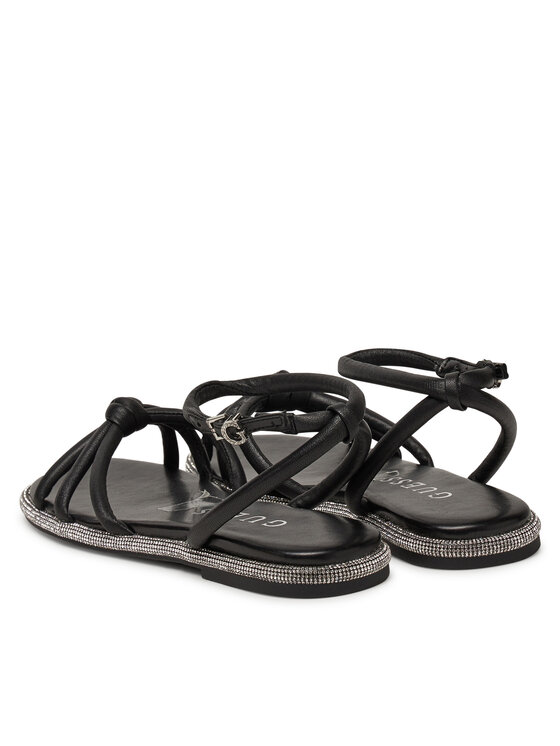 Guess Guess Sandale FLJSLO LEA03 Crna
