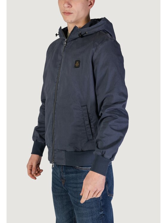 RefrigiWear RefrigiWear Kurtka skórzana GA9102G18800 Niebieski To Fit