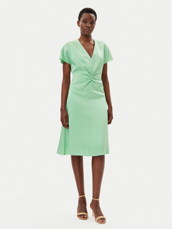 BOSS BOSS Rochie de zi Dulania 50537964 Verde Regular Fit