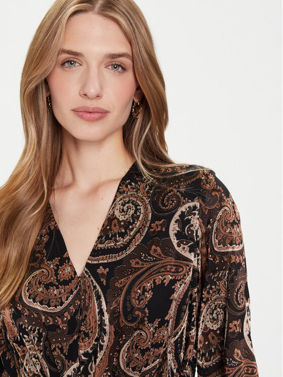 Guess Guess Igapäevane kleit W5BK53 W2770 Pruun Regular Fit