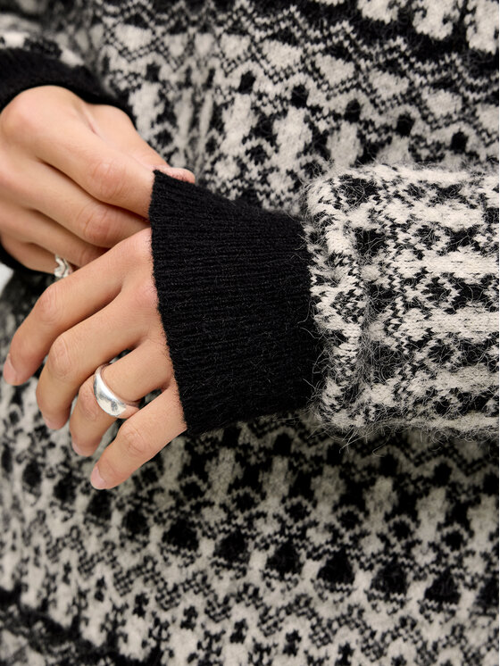 Jack & Jones Jack & Jones Пуловер Blumax 12286244 Черен Relaxed Fit