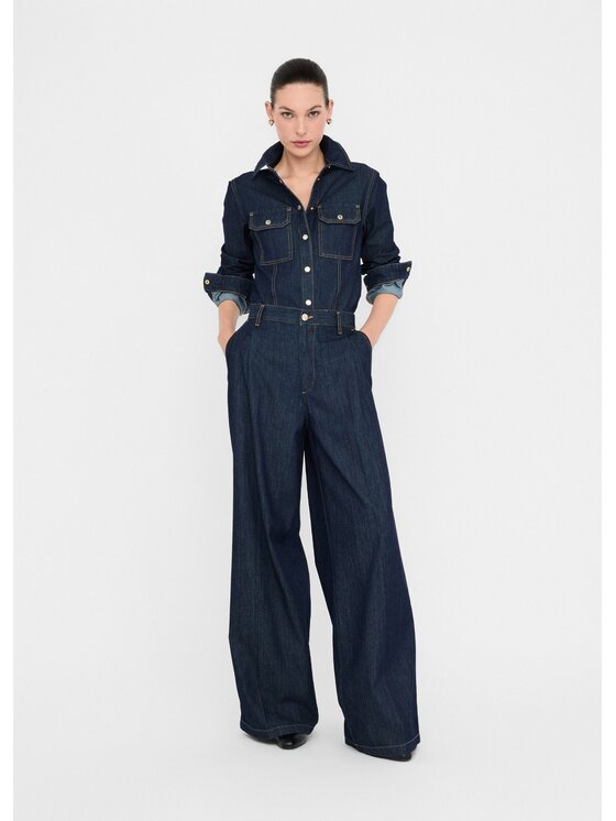 Liu Jo Liu Jo Koszula UF5150D026877000 Błękitny Slim Fit