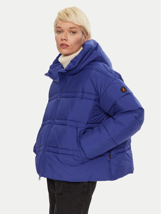 Save The Duck Save The Duck Télikabát D31904W RECY19 Kék Relaxed Fit