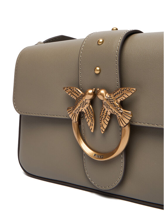 PINKO PINKO Handtasche Love One Mini Slouchy Fl Al 25-26 104340 A0QO Grau