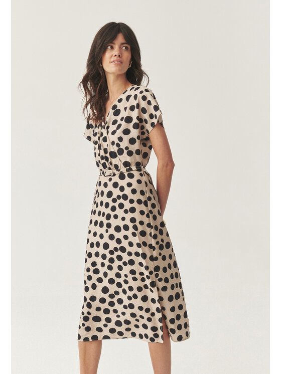 TATUUM Tatuum Sukienka codzienna MONESTA Beżowy Fitted Fit