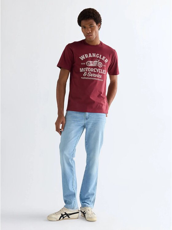 Wrangler Wrangler Jeansy TEXAS SLIM Niebieski Slim Fit