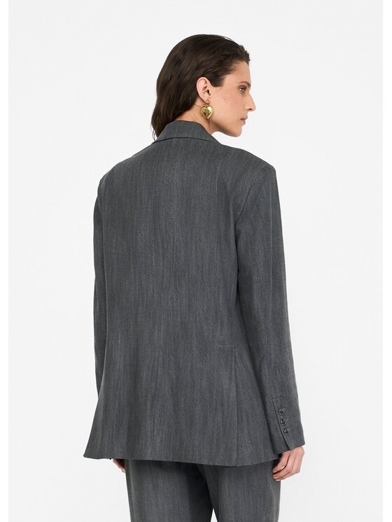 Liu Jo Liu Jo Giacca di jeans UF5141D026687457 Grigio Regular Fit