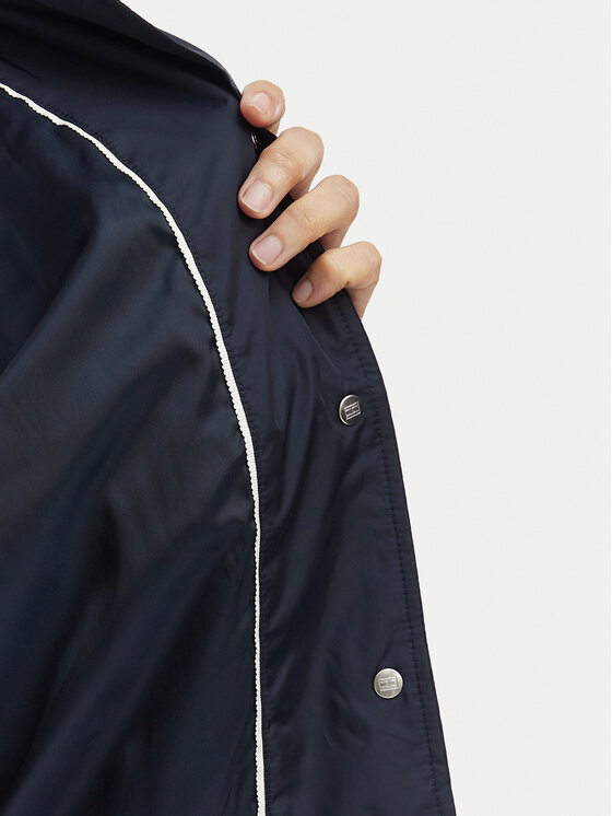 Tommy Hilfiger Tommy Hilfiger Kurtka bomber Logo Appliqué WW0WW48618 Granatowy Regular Fit