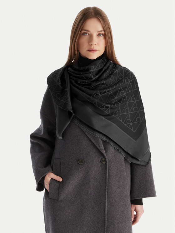 Calvin Klein Calvin Klein Бандана Emblem Aop Tonal LV04D8063G Черен