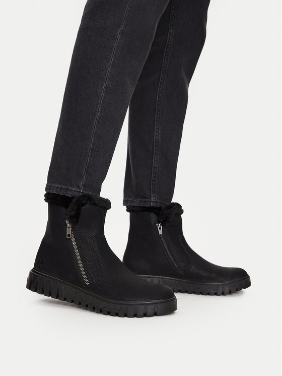 Rieker Rieker Botine Y3481-00 Negru
