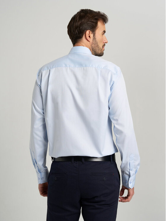 Willsoor Willsoor Koszula s47449 Niebieski Slim Fit