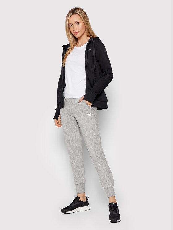 4F 4F T-Shirt NOSH4-TSD353 Biały Regular Fit