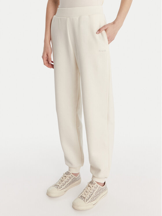Guess Guess Pantaloni da tuta V6RB15 K9V31 Écru Regular Fit
