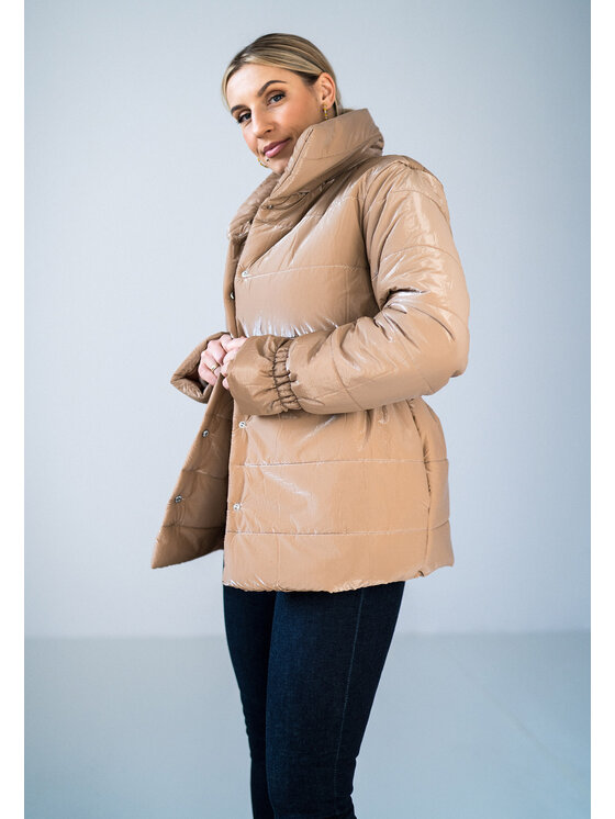 FIGL FIGLFIGL Giubbotto invernale M933 Beige Regular Fit