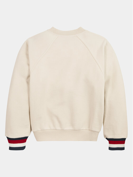 Tommy Hilfiger Tommy Hilfiger Суитшърт Revesible KS0KS00496 D Бежов Regular Fit