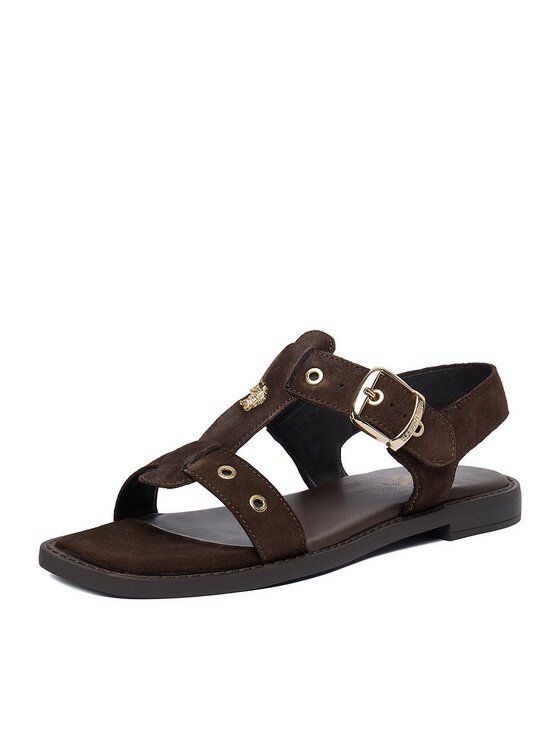 U.S. Polo Assn. U.S. Polo Assn. Sandály EO-ALYS001W/6S1 Tmavě hnědá
